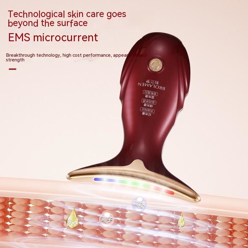 Embracing Dolphin Tailed Face Lifting And Tightening EMS Beauty Wand - TrendSetDas