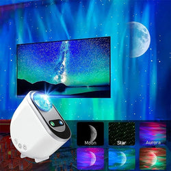 Aurora Borealis Starlight Projectors LED Galaxy Star Atmosphere Galaxy Night Light Home Bedroom Sky Moon Lamp Room Decor Gift - TrendSetDas