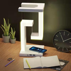 Creative Smartphone Wireless Charging Suspension Table Lamp Balance Lamp Floating For Home Bedroom - TrendSetDas