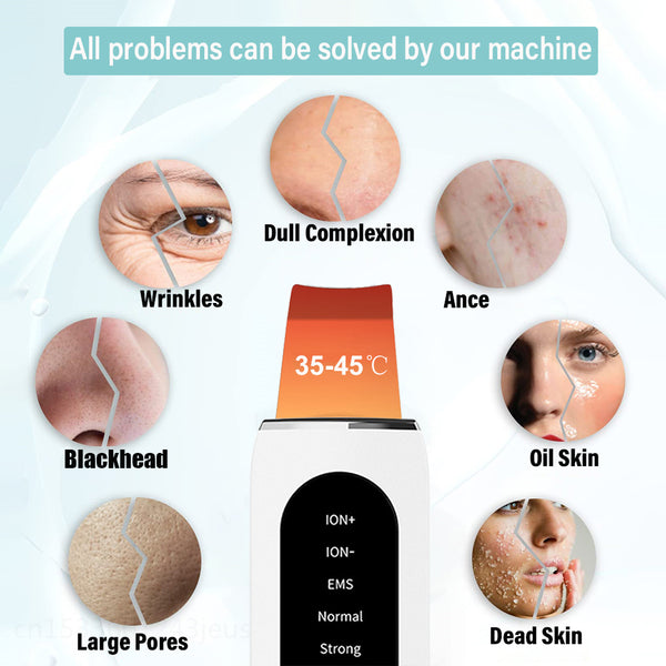 Ultrasonic Face Cleaning Beauty Scrubber