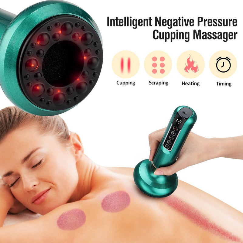 Electric Vacuum Cupping Massager For Body Anti-Cellulite Suction, Gua Sha Massage & Fat Burning - TrendSetDas