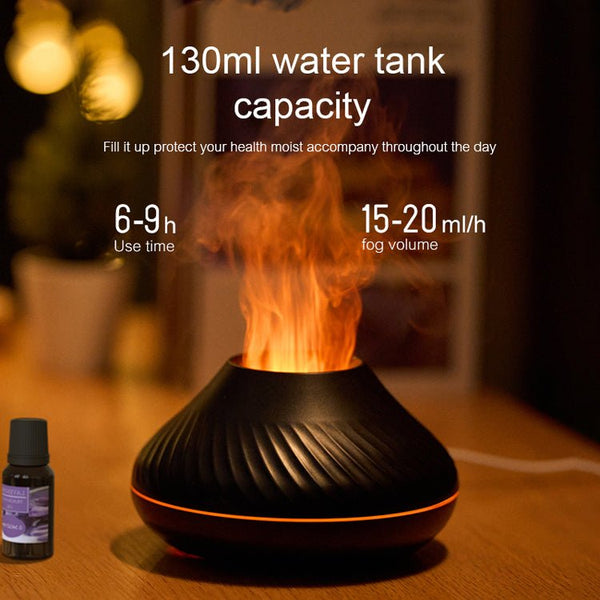 Flame Essential Oil Aroma Diffuser & Humidifier - TrendSetDas