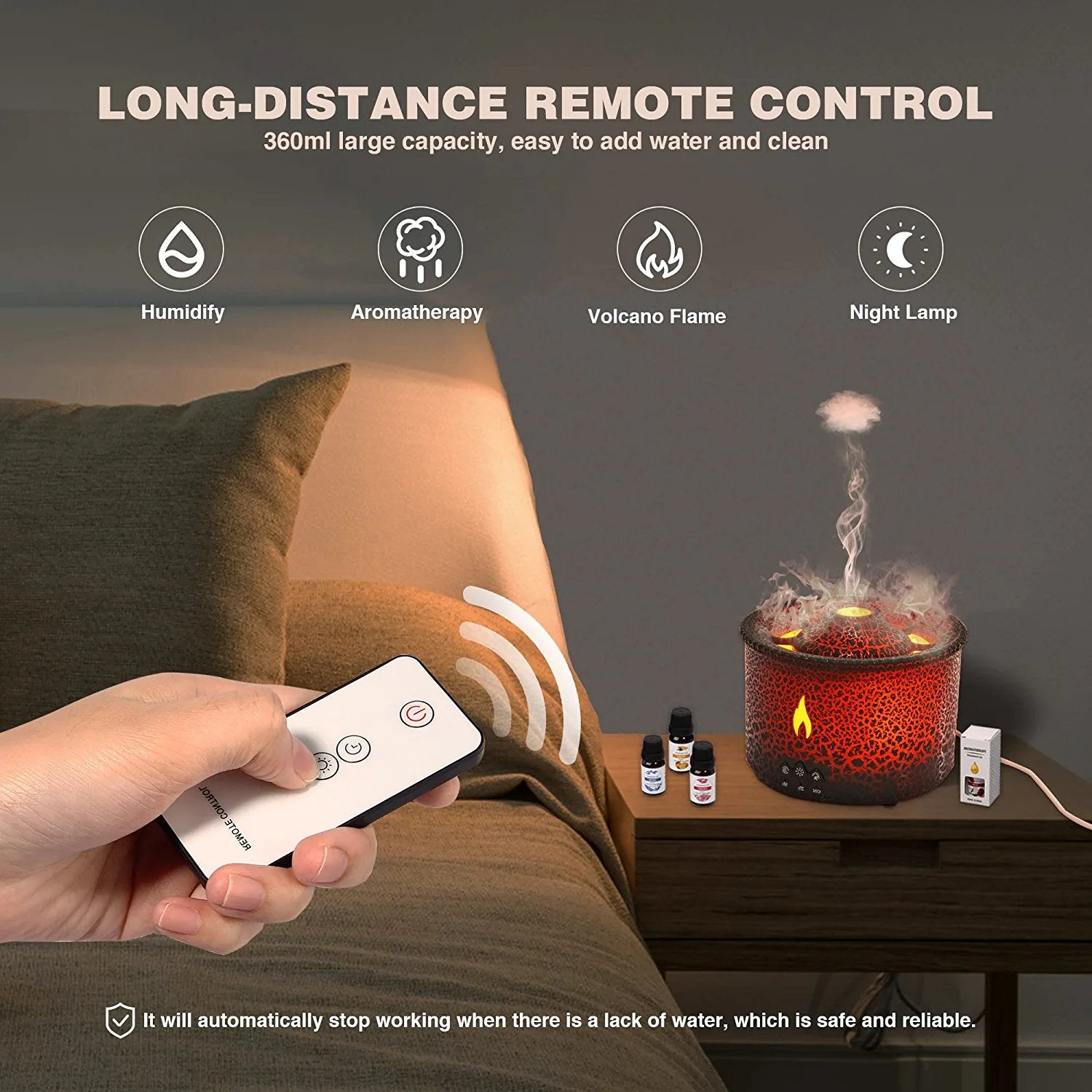 Mini Volcano Essential Oil Diffuser & Humidifier - TrendSetDas